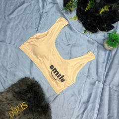 Feather Fit Joyful Seamless Bralette – Wireless Invisible Comfort Everyday Crop Top Bra for Women Pakistan