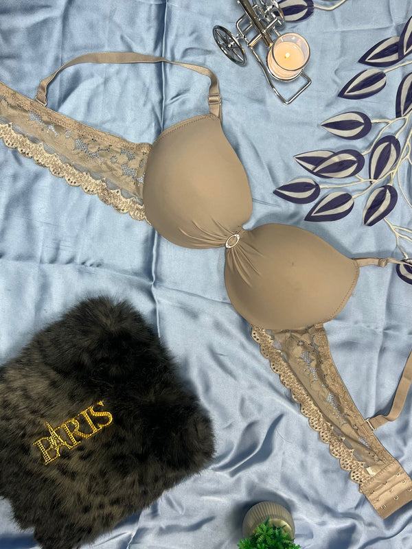 Feather Fit Glimmer Lace Comfort Bra – Wireless Breathable Lace T-Shirt Bra for Women Pakistan
