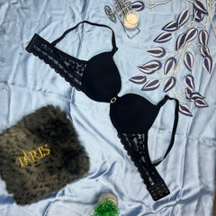Feather Fit Glimmer Lace Comfort Bra – Wireless Breathable Lace T-Shirt Bra for Women Pakistan